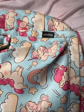 Abshoo Kids Unicorn Backpack in Pastel Blue & Pink